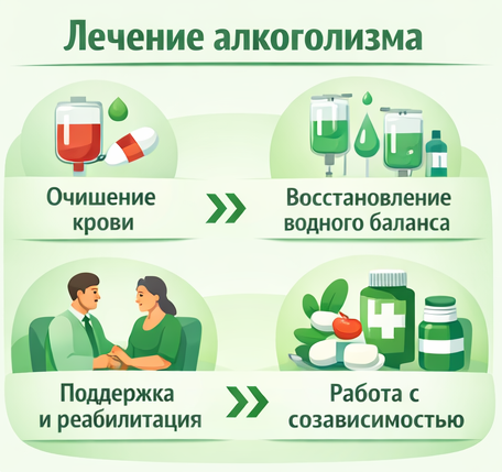 лечение алкоголизма в Алейске этапы
